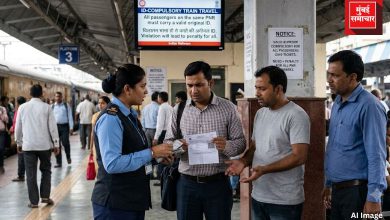 रेल्वे प्रवासात ओळखपत्र अनिवार्य एकाच पीएनआरवरील सर्व प्रवाशांवर दंडाची कारवाई होणार