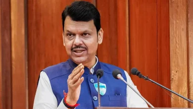 माध्यम प्रतिनिधींशी बोलताना मुख्यमंत्री देवेंद्र फडणवीस
