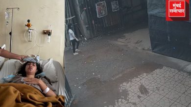 ताडदेव दुर्घटनेत जखमी झालेल्या तरुणीच्या उपचाराची व घटनेची माहिती देणारी बातमी.