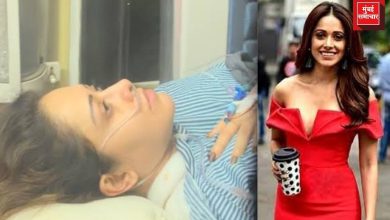 Nushrratt Bharuccha has arrived back in Mumbai via an air ambulance after suffering a severe spina