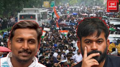 कॉक्रोच जनता पार्टीचे (CJP) राष्ट्रीय संघटन सचिव अजिंक्य शिंदे दिल्लीत जंतर मंतरवरील आंदोलनाचे नेतृत्व करताना.