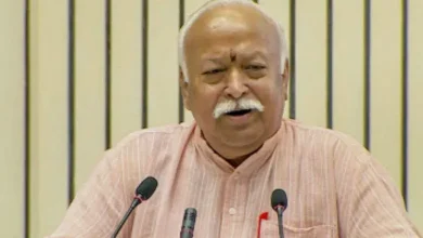 ऑल इंडिया विहार सेवा ग्रुपच्या परिषदेत संबोधित करताना सरसंघचालक डॉ. मोहन भागवत आणि आचार्य रत्नसुंदरसूरी महाराज