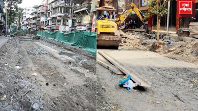 मुंबईत रस्त्यांच्या काँक्रिटीकरणाआधी नव्या जलवाहिन्या टाकण्याचे पालिका कर्मचाऱ्यांचे काम